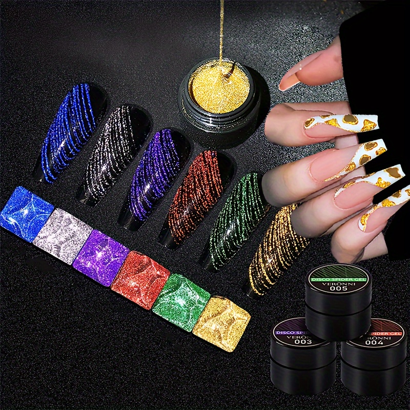 Copolymer Line - Gel de araña de 6 colores,
