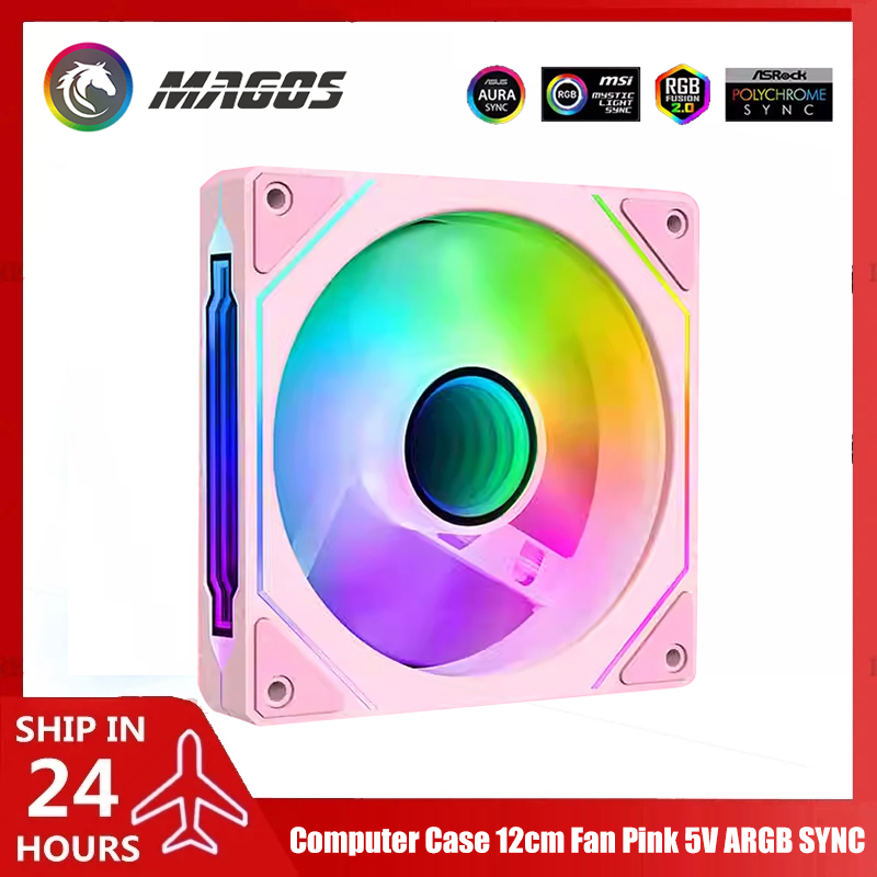 Fly Line - Ventilador para caja de computadora Rosa