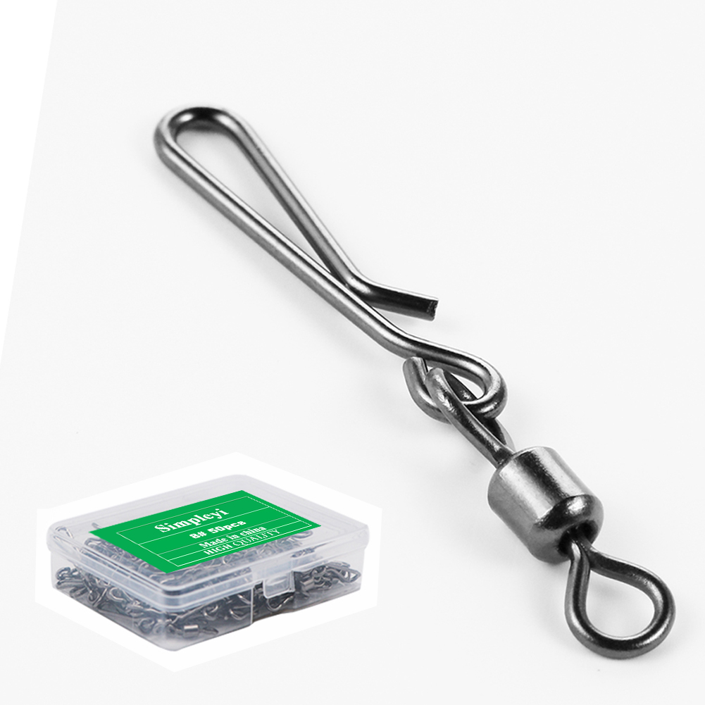 Fishing Line Box - Anzuelos de pesca giratorios con enganche