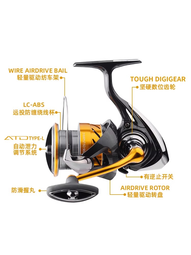 24 DAIWA REVROS CS LT carrete  - Kastking Reel Zephyr reseña y precio