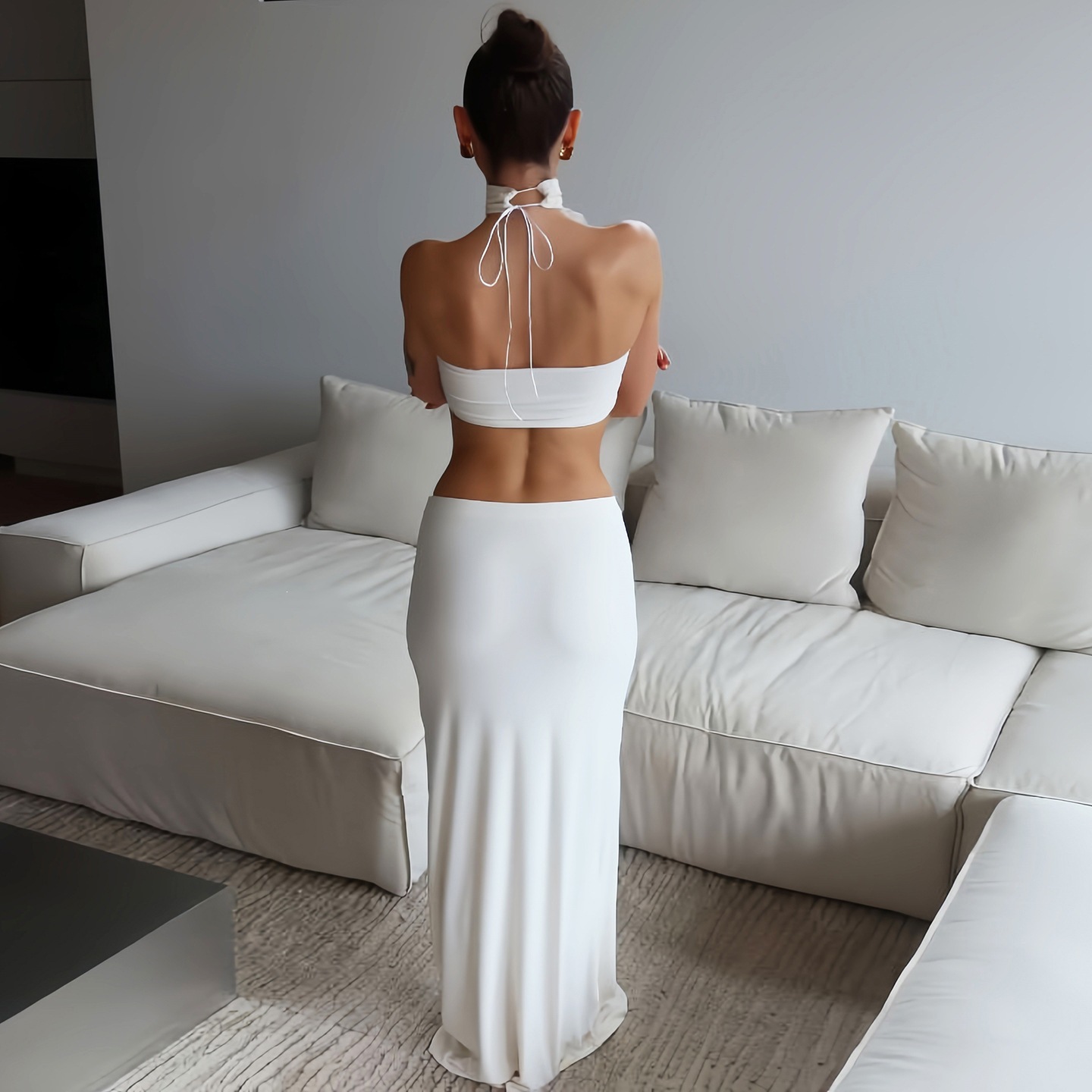 Conjunto de Vestido Maxi de Si - Fly Line reseña y precio