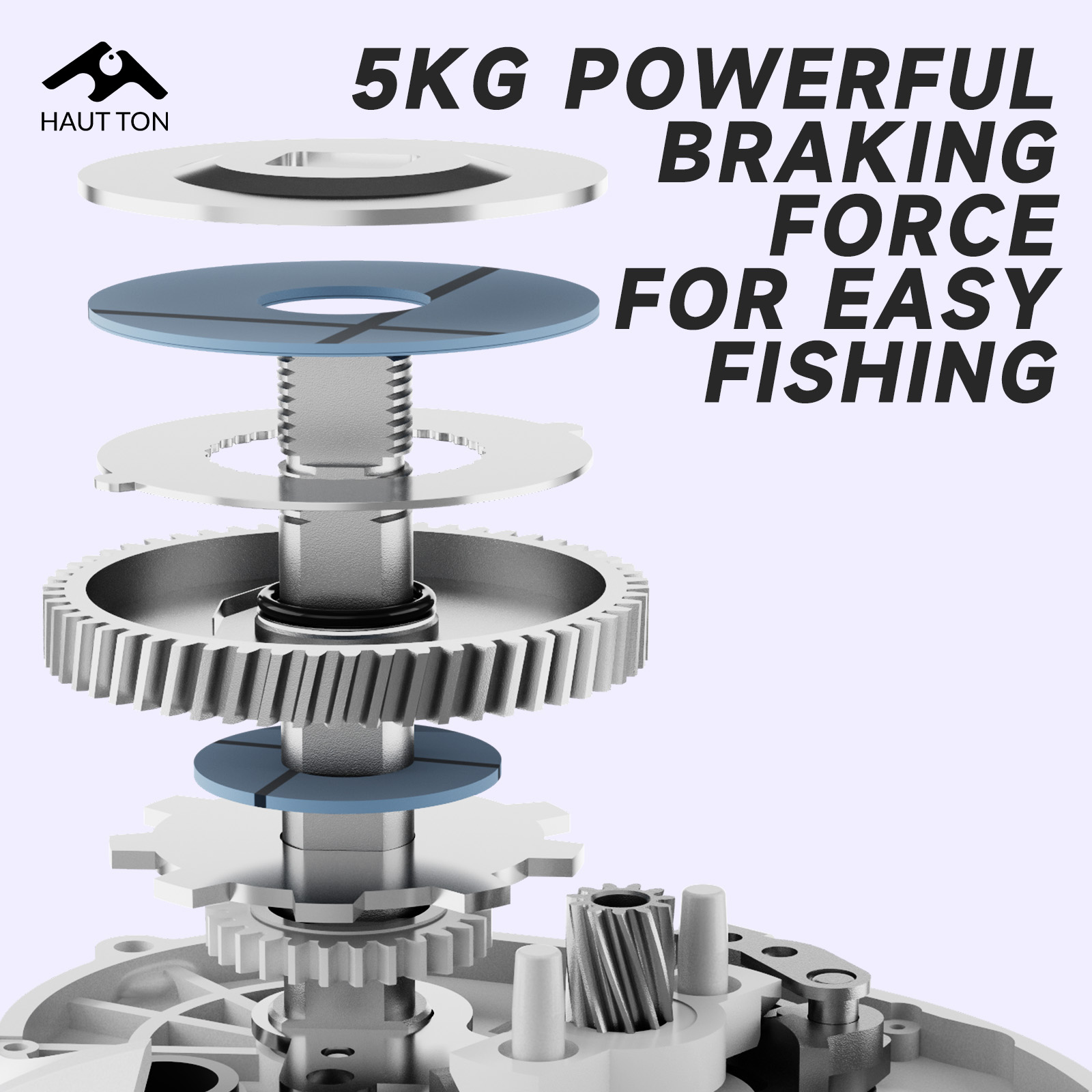 HAUT TON-carrete de pesca Bait - Kastking Reel Zephyr reseña y precio