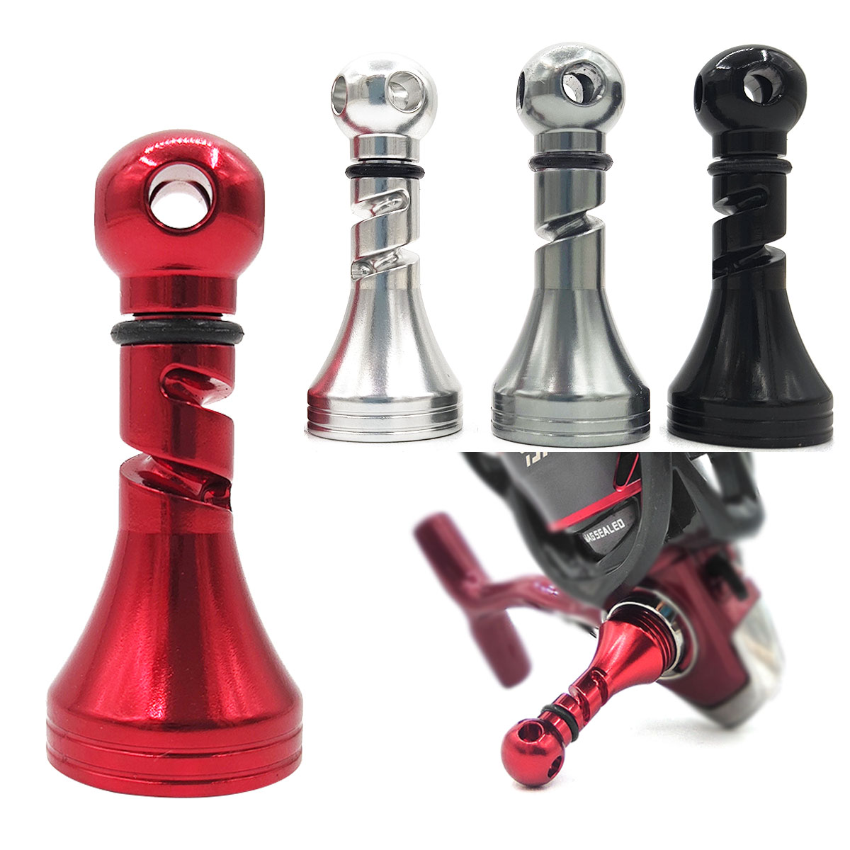 Soporte de mango de carrete de - Penn Reel Fierce reseña y precio
